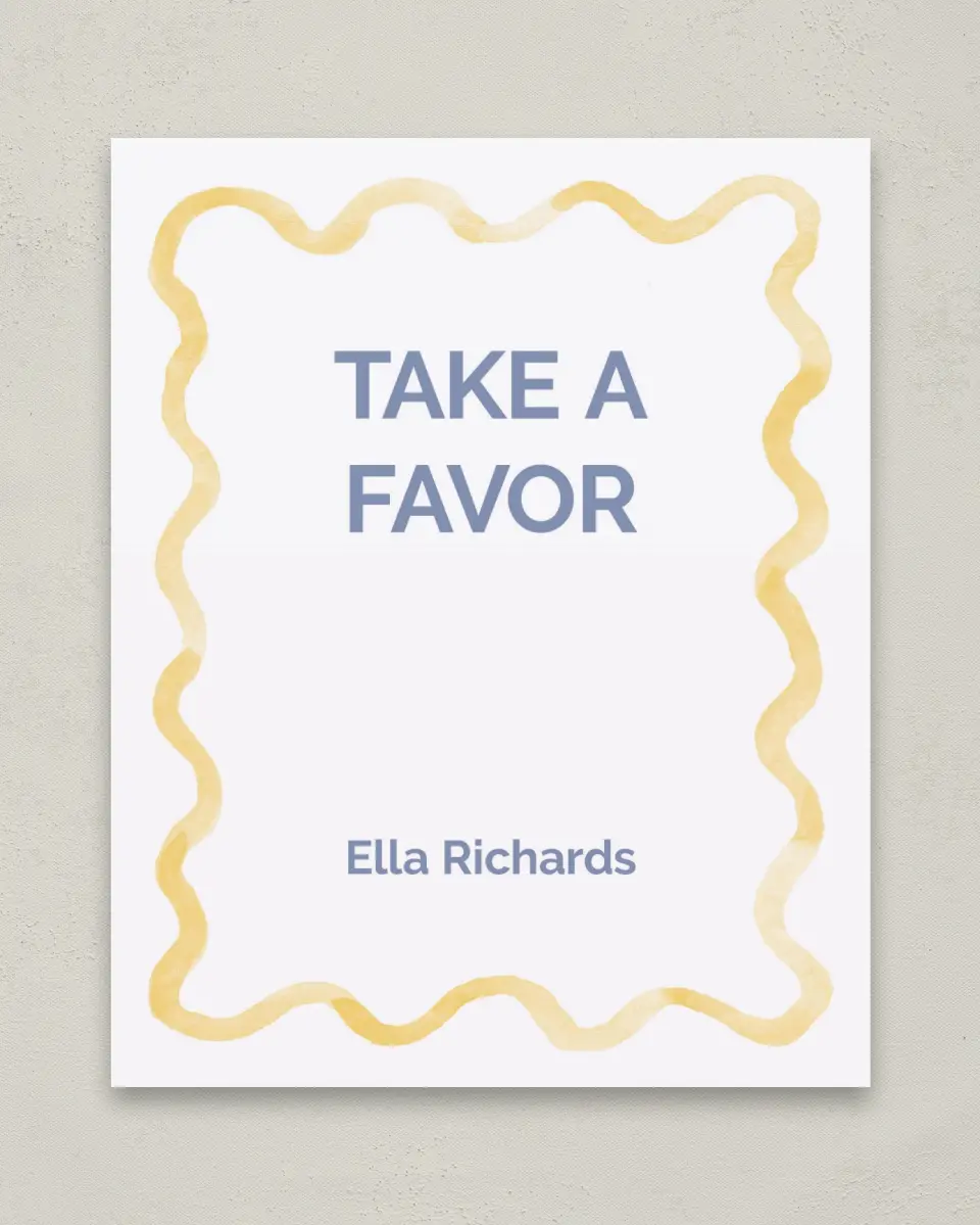 This is a 8" x 10" Take a Favor Grad Sign called Future is Bright printed in full color