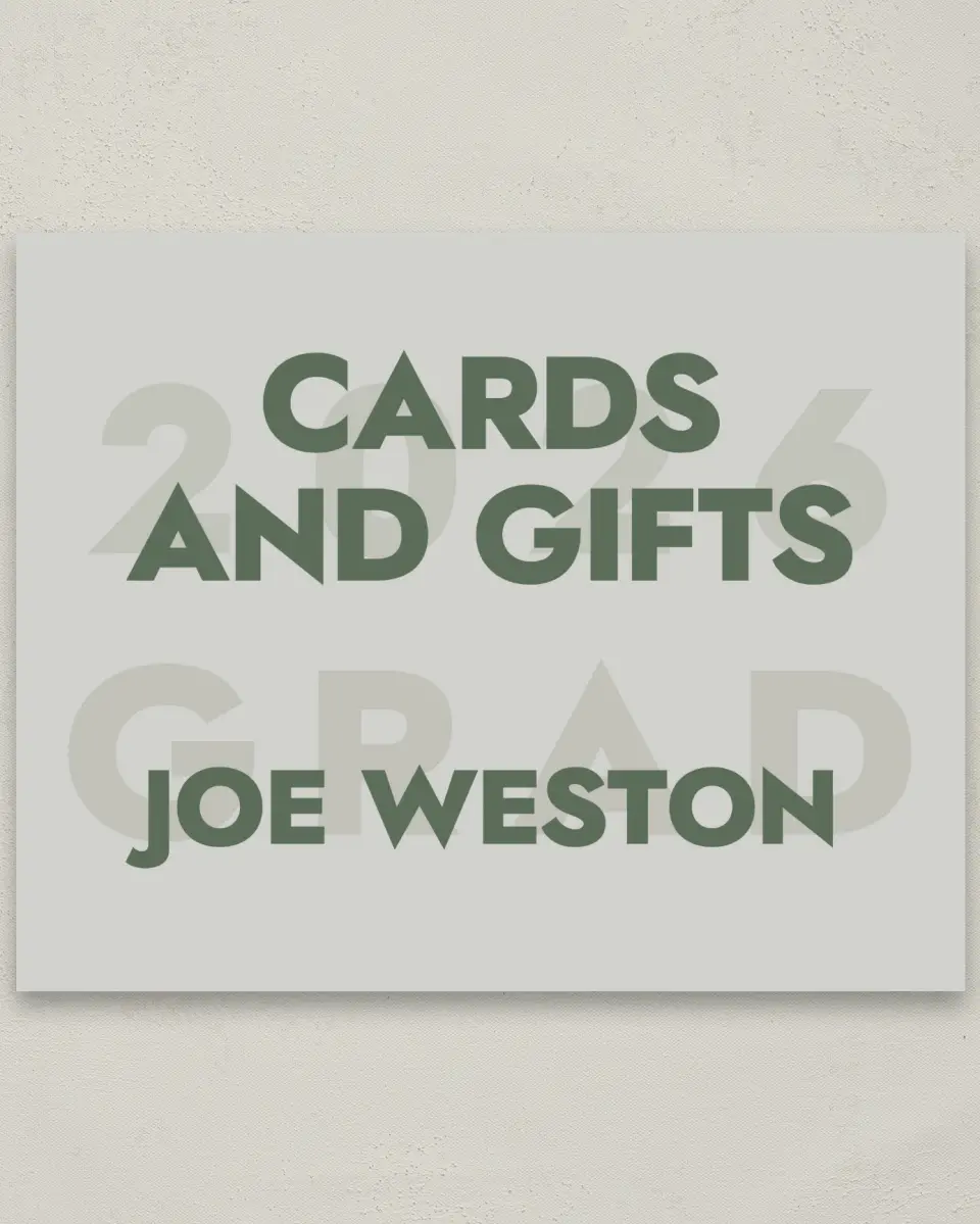 This is a 8" x 10" Cards & Gifts Grad Sign called Celebrating the Grad printed in full color