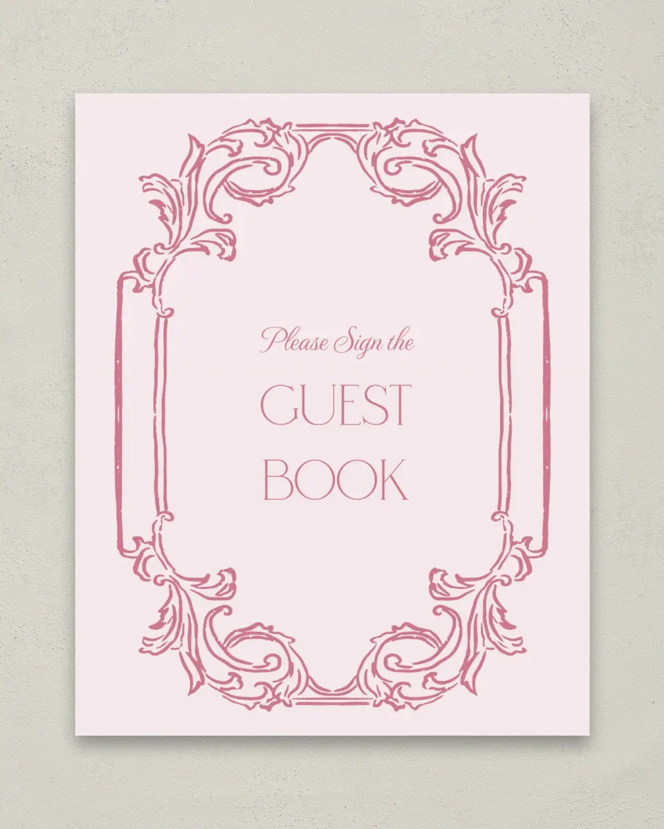 This is a 8" x 10" Guest Book Sign called Nantucket printed in full color