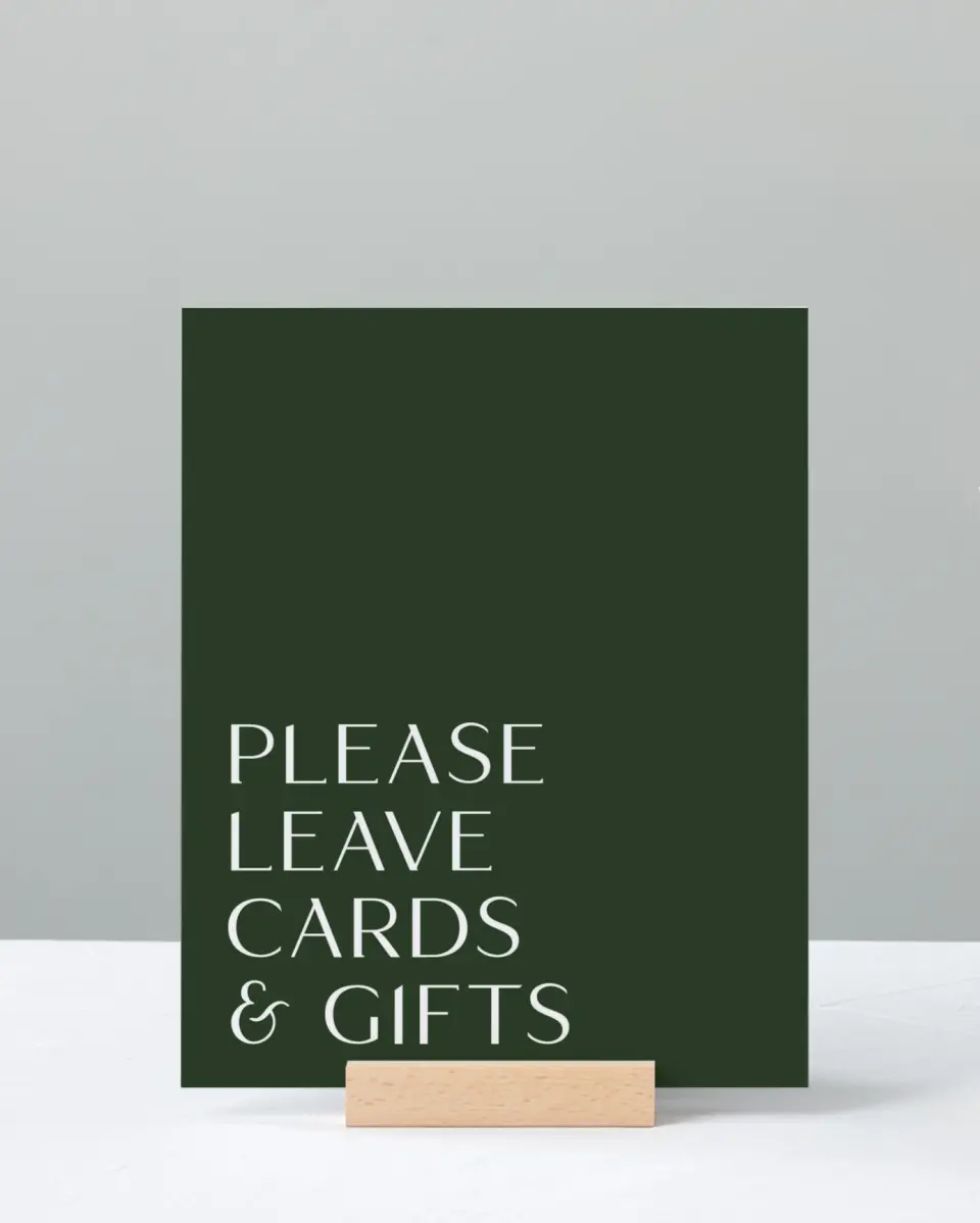 This is a 8" x 10" Cards & Gifts Grad Sign called Spotlight Grad printed in full color with Silver foil