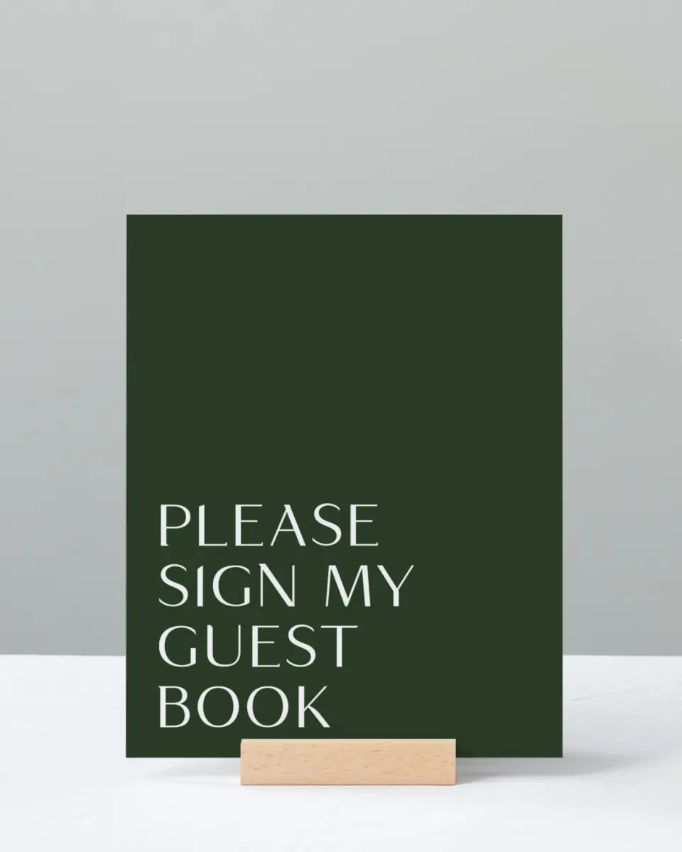 This is a 8" x 10" Guestbook Grad Sign called Spotlight Grad printed in full color with Silver foil