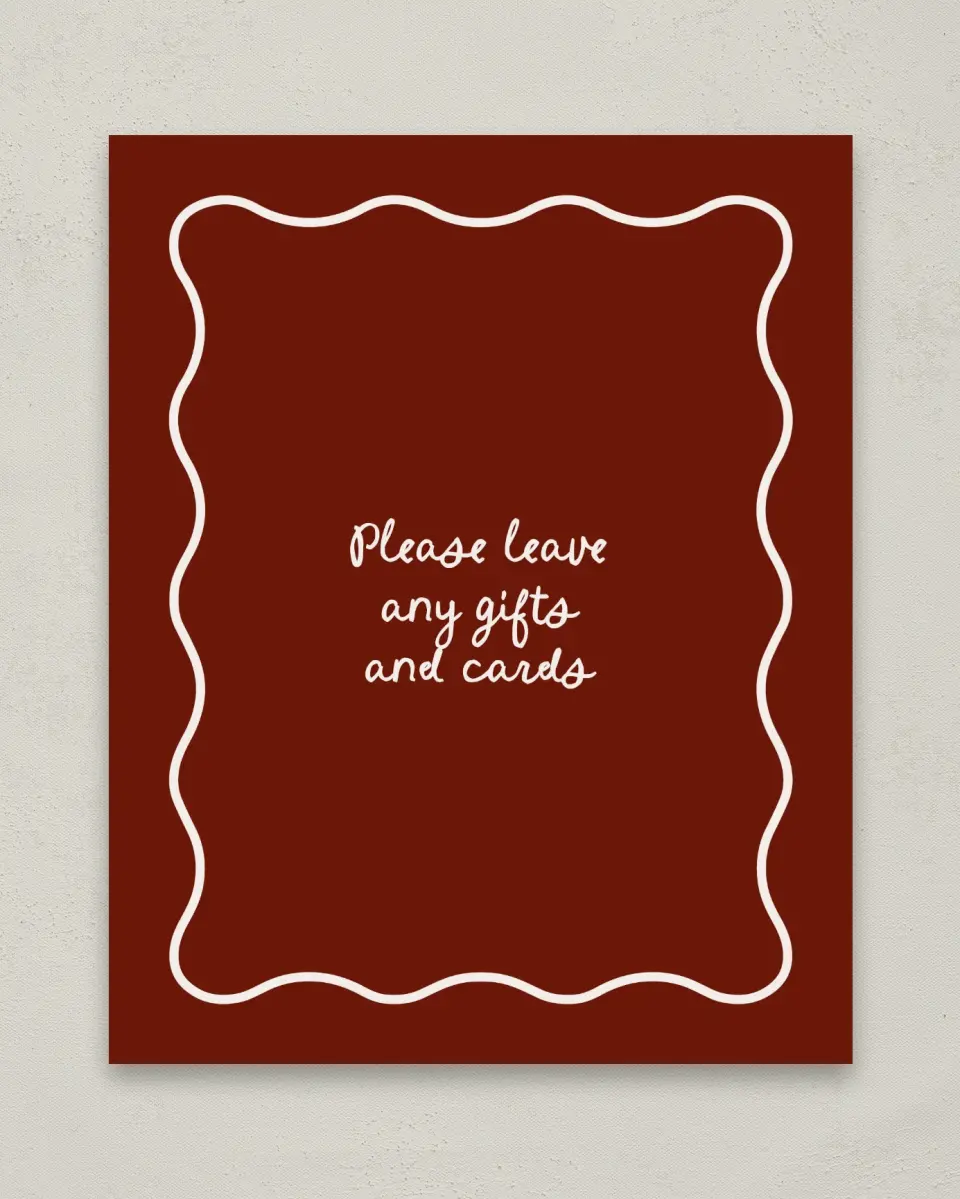 This is a 8" x 10" Cards & Gifts Grad Sign called Walking the Stage printed in full color