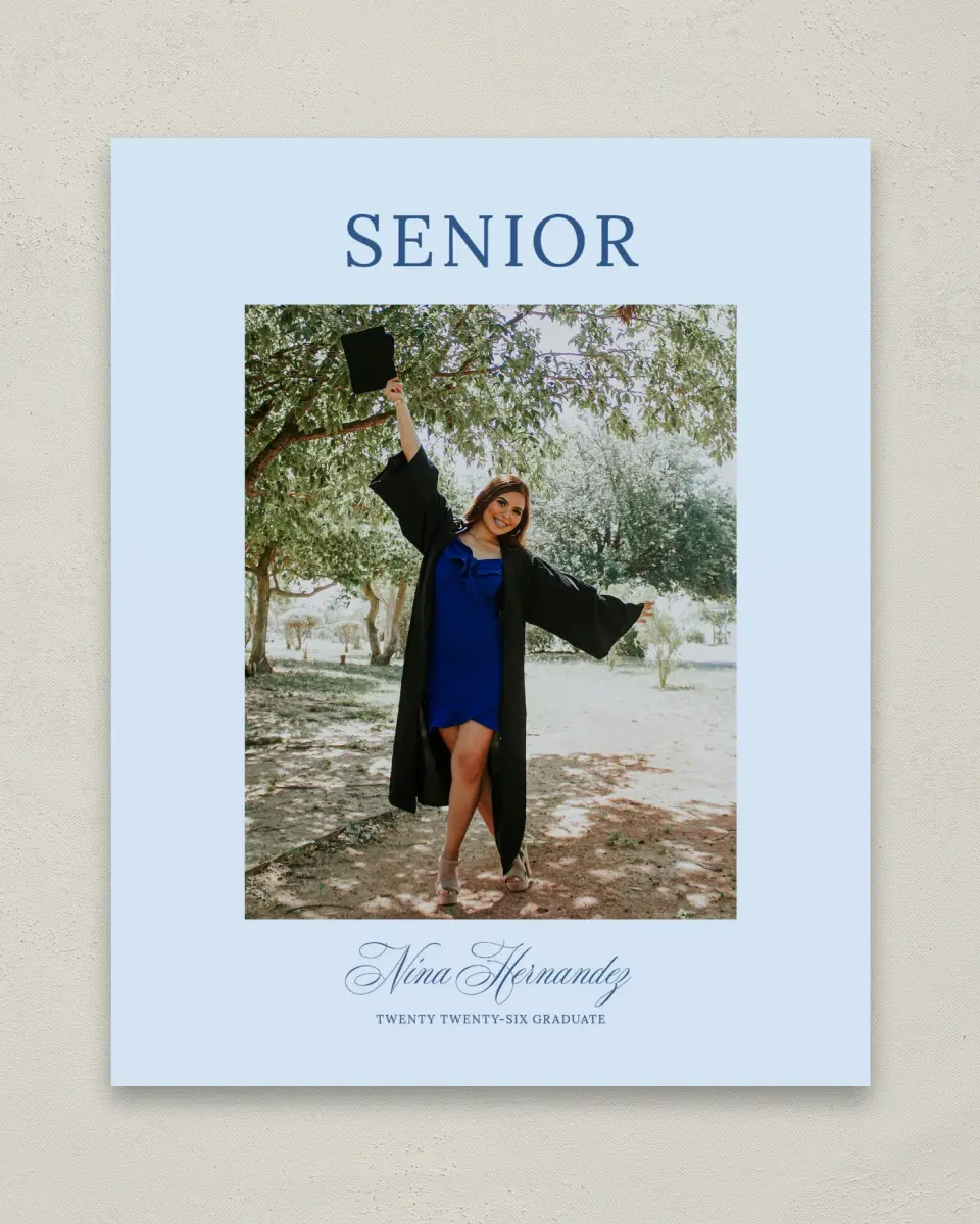 This is a 8" x 10" Photo Grad Sign called The End of an Era printed in full color