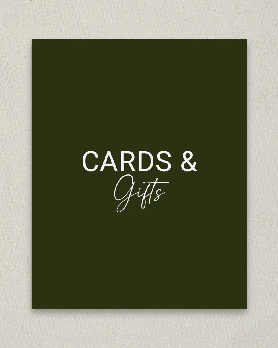 This is a 8" x 10" Cards & Gifts Grad Sign called Forward Bound printed in full color