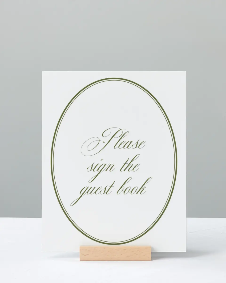 This is a 8" x 10" Memorial Sign called In Remembrance printed in full color