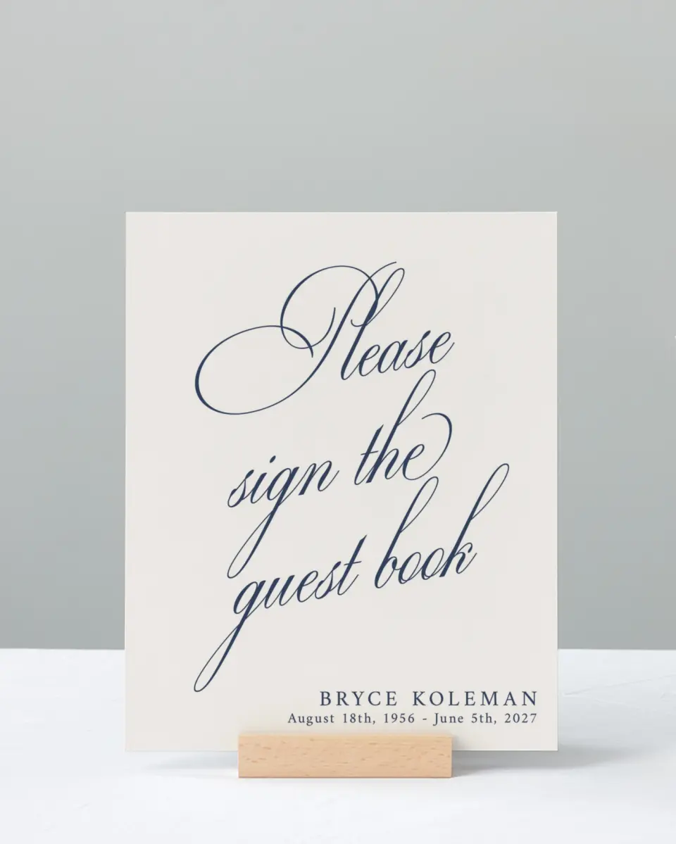 This is a 8" x 10" Memorial Sign called Forever Loved printed in full color