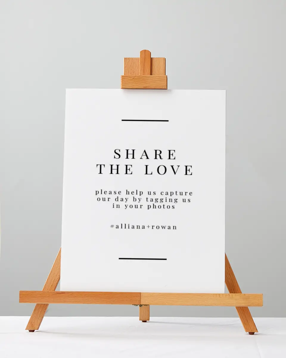 This is a 5" x 7" Share the Love Sign called Pure Devotion printed in full color