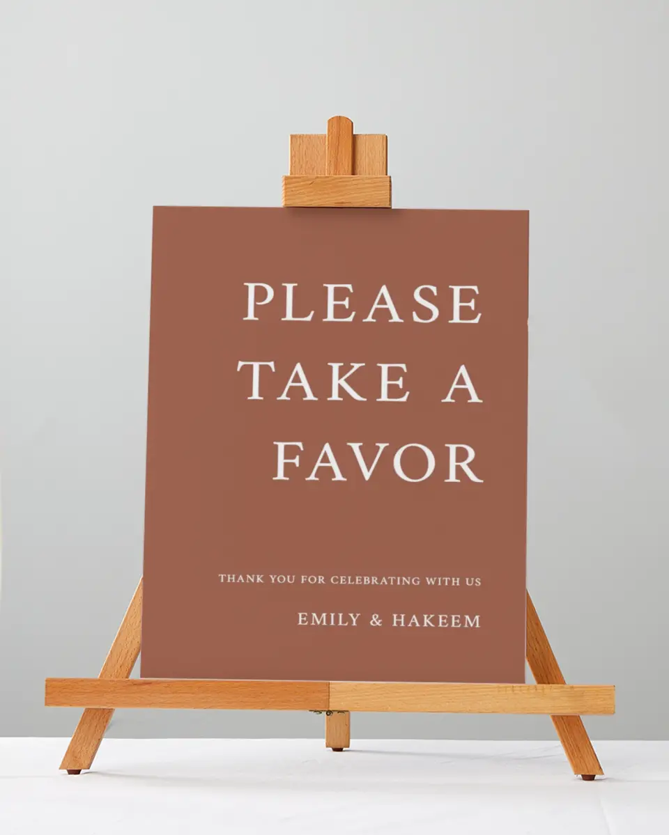 This is a 5" x 7" Favor Sign called Timeless Truth printed in full color