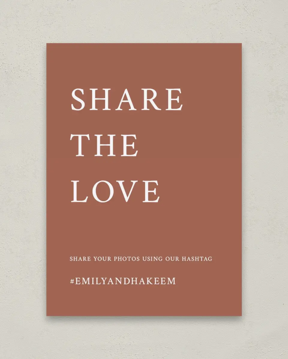 This is a 5" x 7" Share the Love Sign called Timeless Truth printed in full color