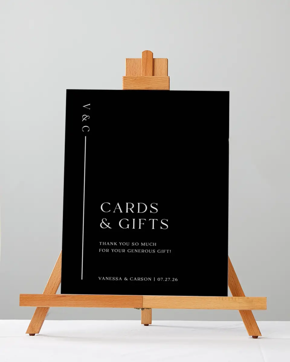 This is a 5" x 7" Cards & Gifts Sign called Endless Love printed in full color