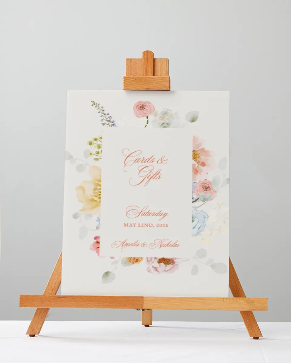 This is a 5" x 7" Cards & Gifts Sign called Forever Favorite printed in full color