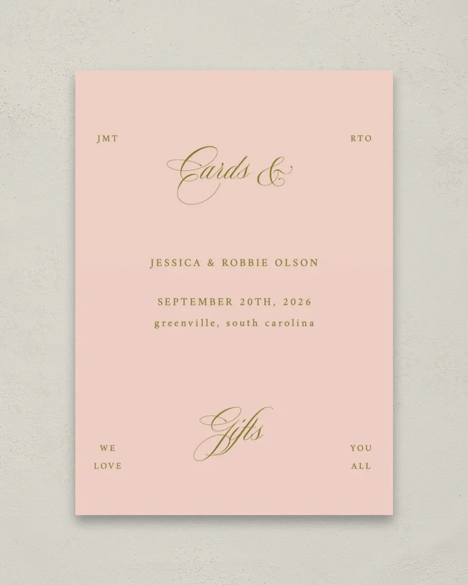 This is a 5" x 7" Cards & Gifts Sign called Love Off Script printed in full color