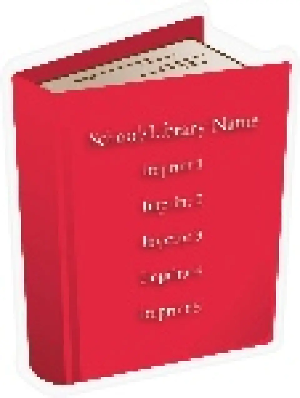 This is a 2¼" x 3" Book-Shaped School Contact Magnet called Colored Book printed in full color