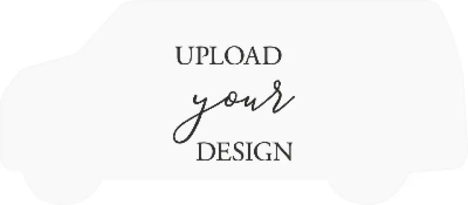 This is a 3½" x 8" Van-Shaped Upload Your Design called 3½" x 8" Van-shaped Magnets printed in full color