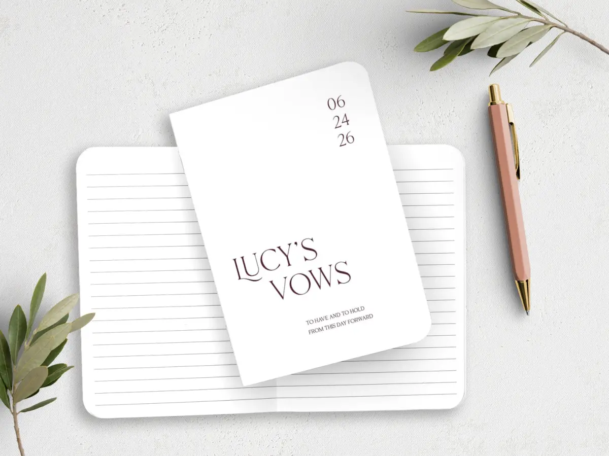 Vow Book Front