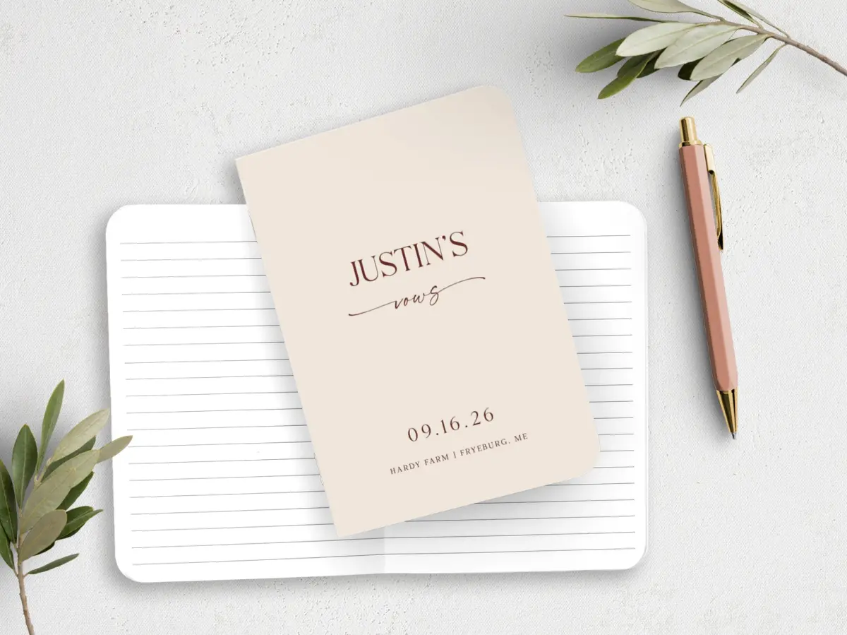 Vow Book Front