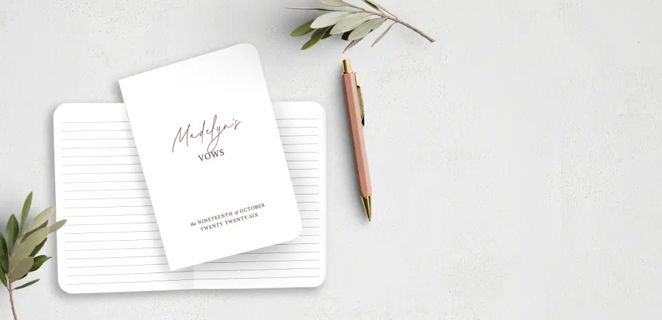 Vow Book Front