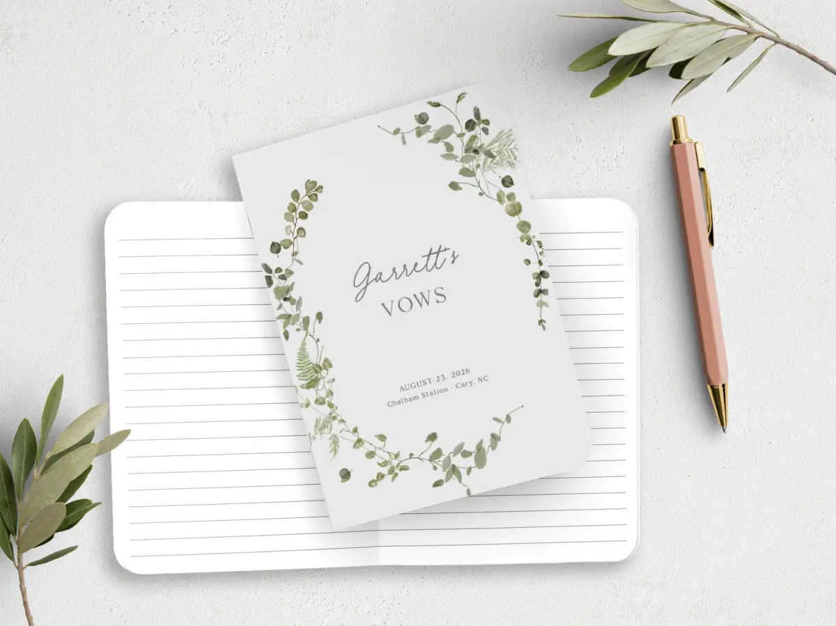 Vow Book Front
