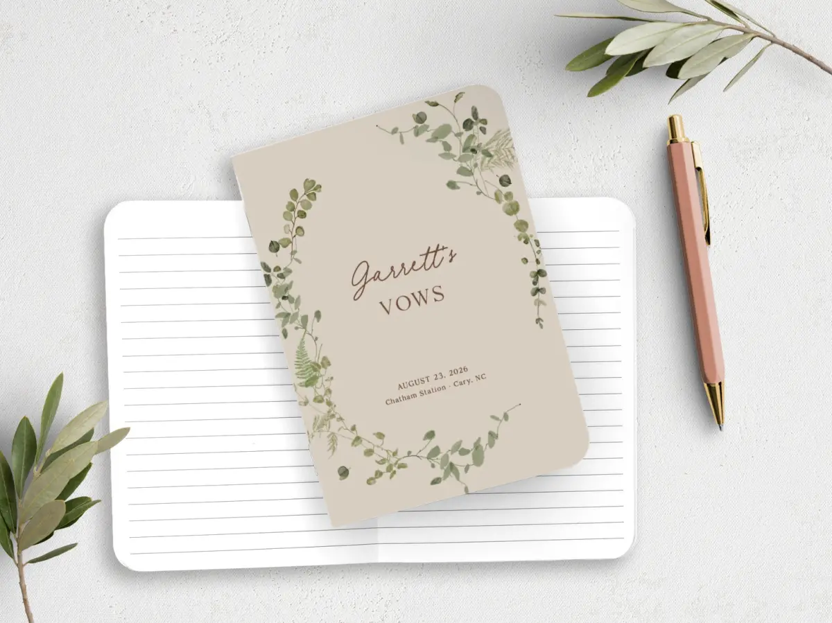 Vow Book Front