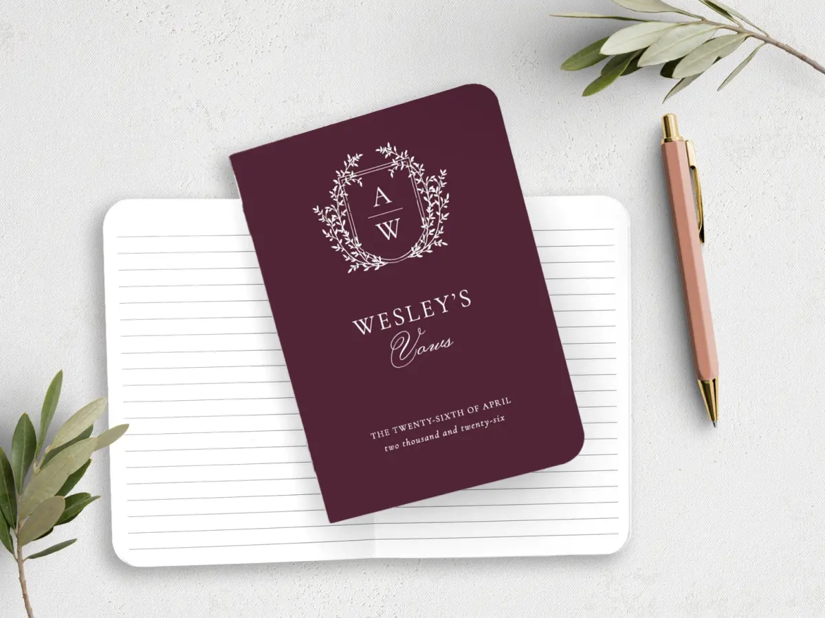 Vow Book Front