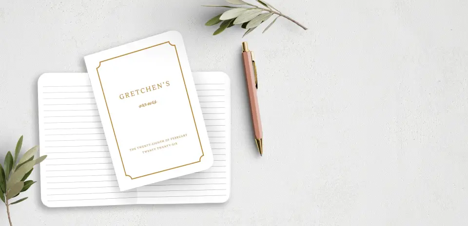 Vow Book Front