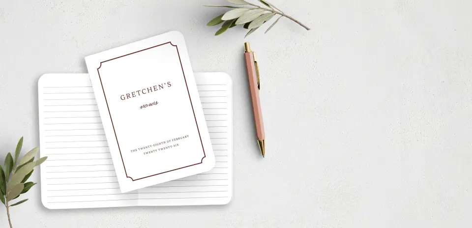 Vow Book Front