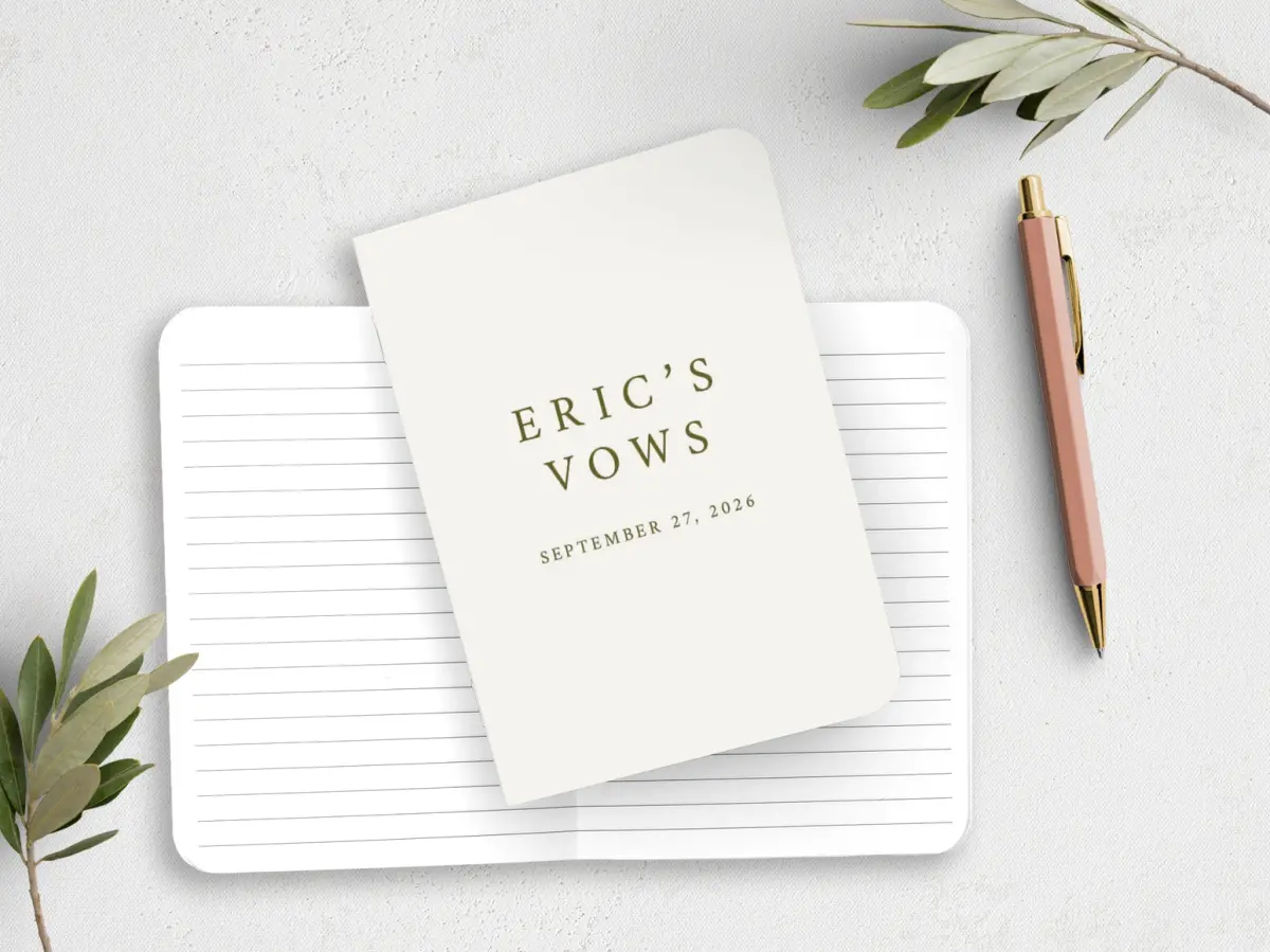 Vow Book Front