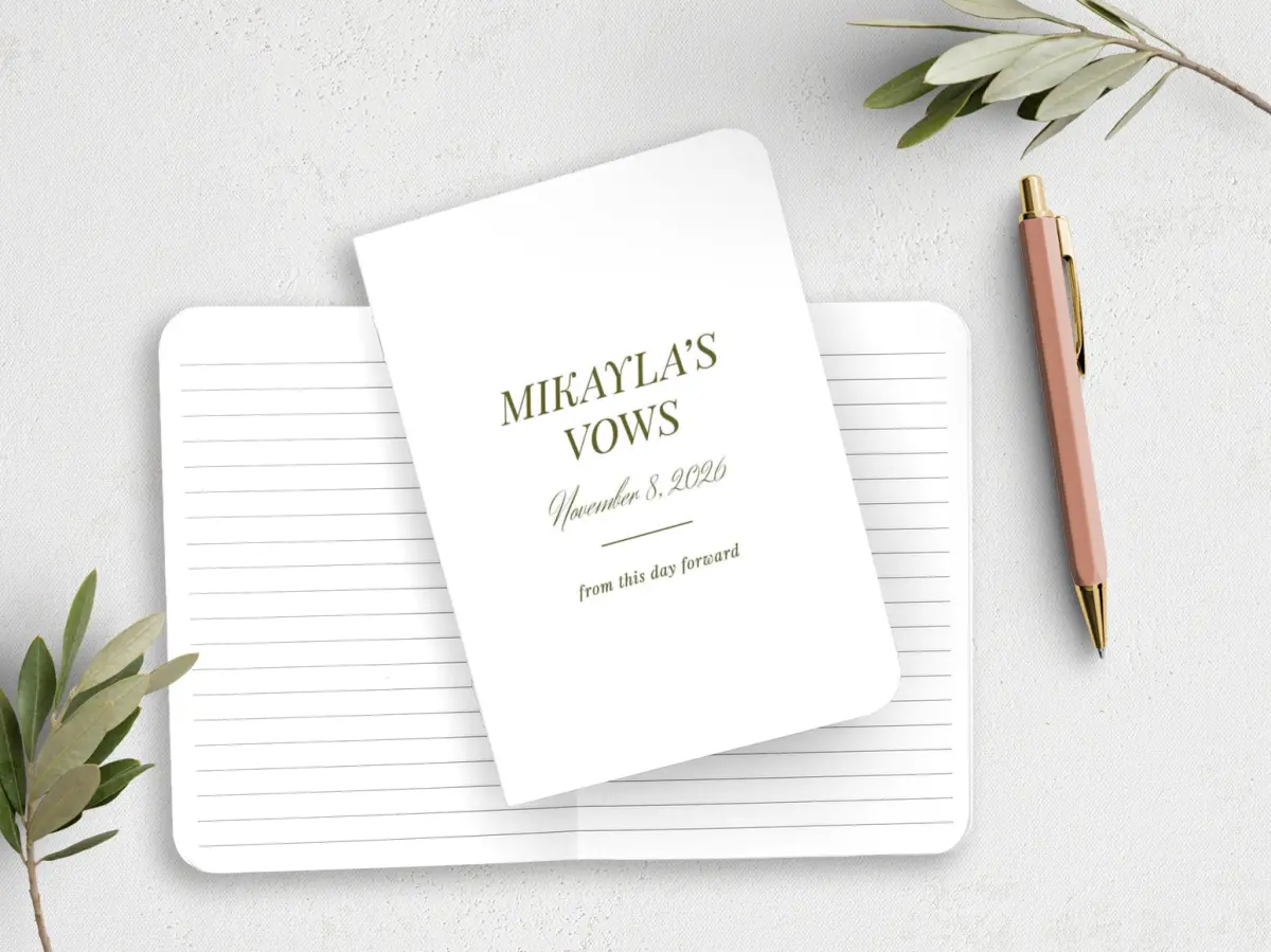 Vow Book Front