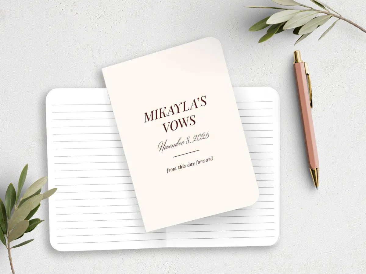 Vow Book Front