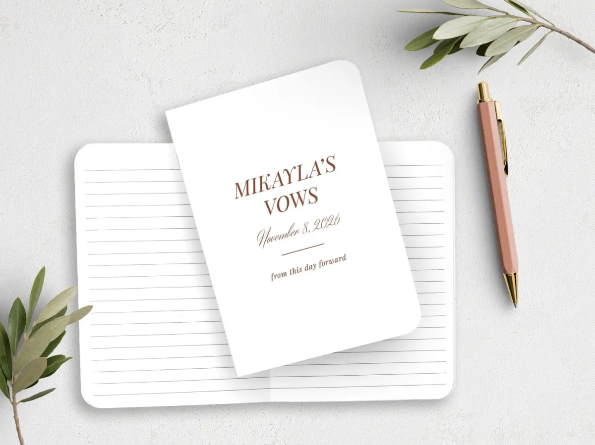Vow Book Front