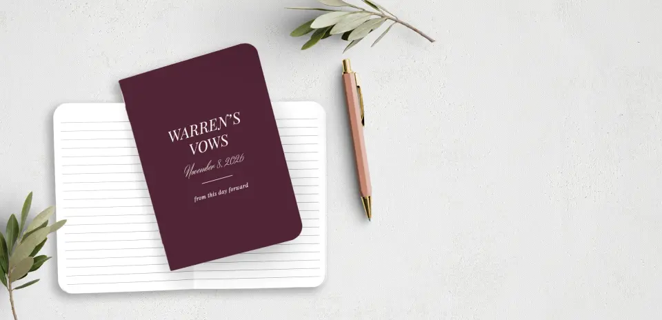 Vow Book Front