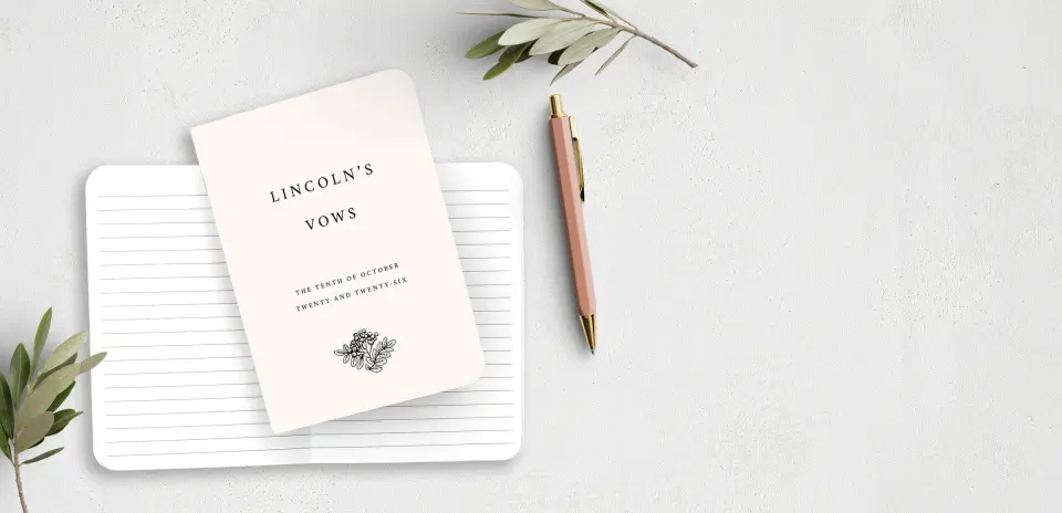 Vow Book Front