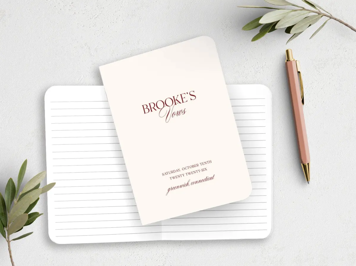 Vow Book Front