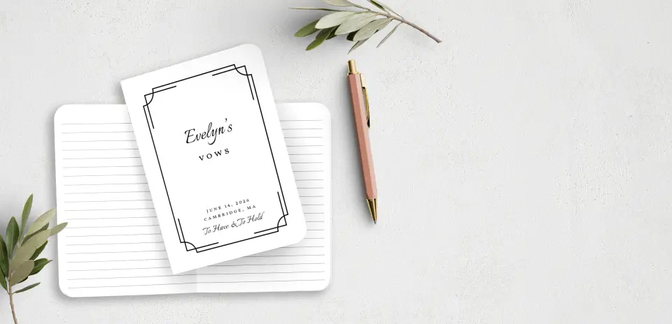 Vow Book Front
