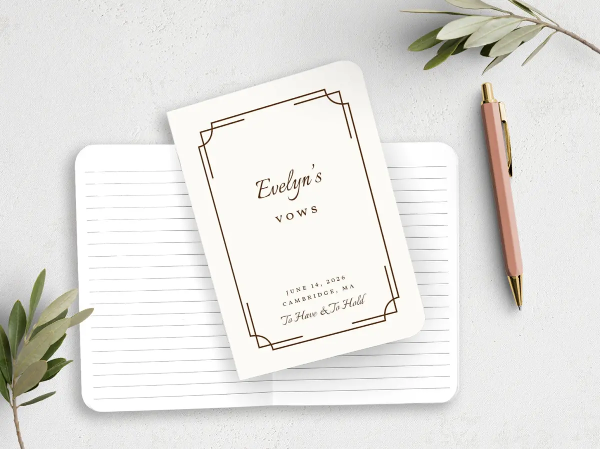 Vow Book Front