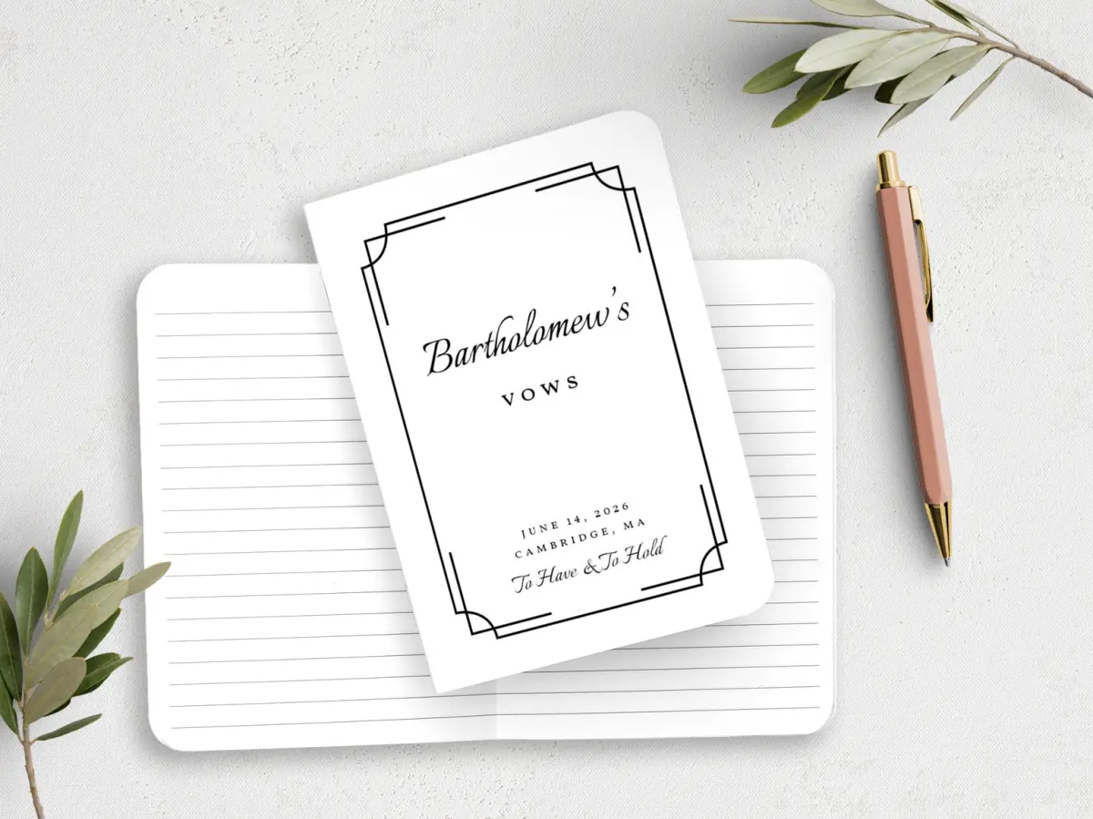 Vow Book Front