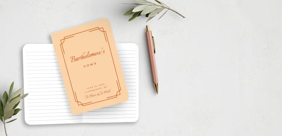 Vow Book Front