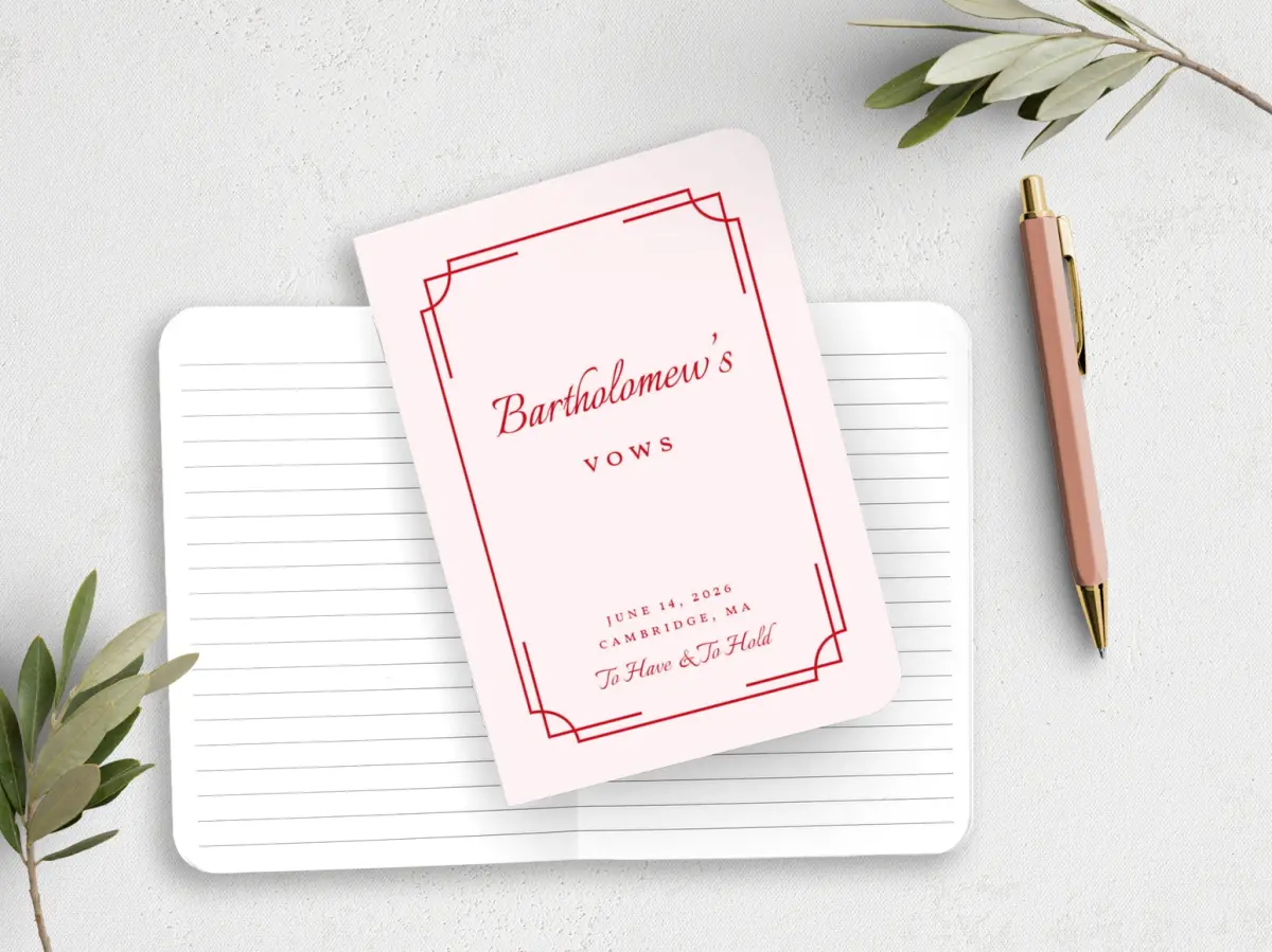 Vow Book Front