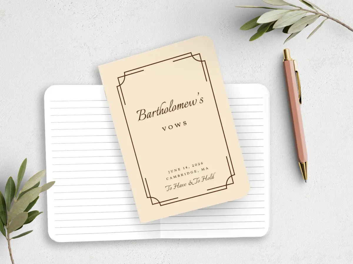 Vow Book Front