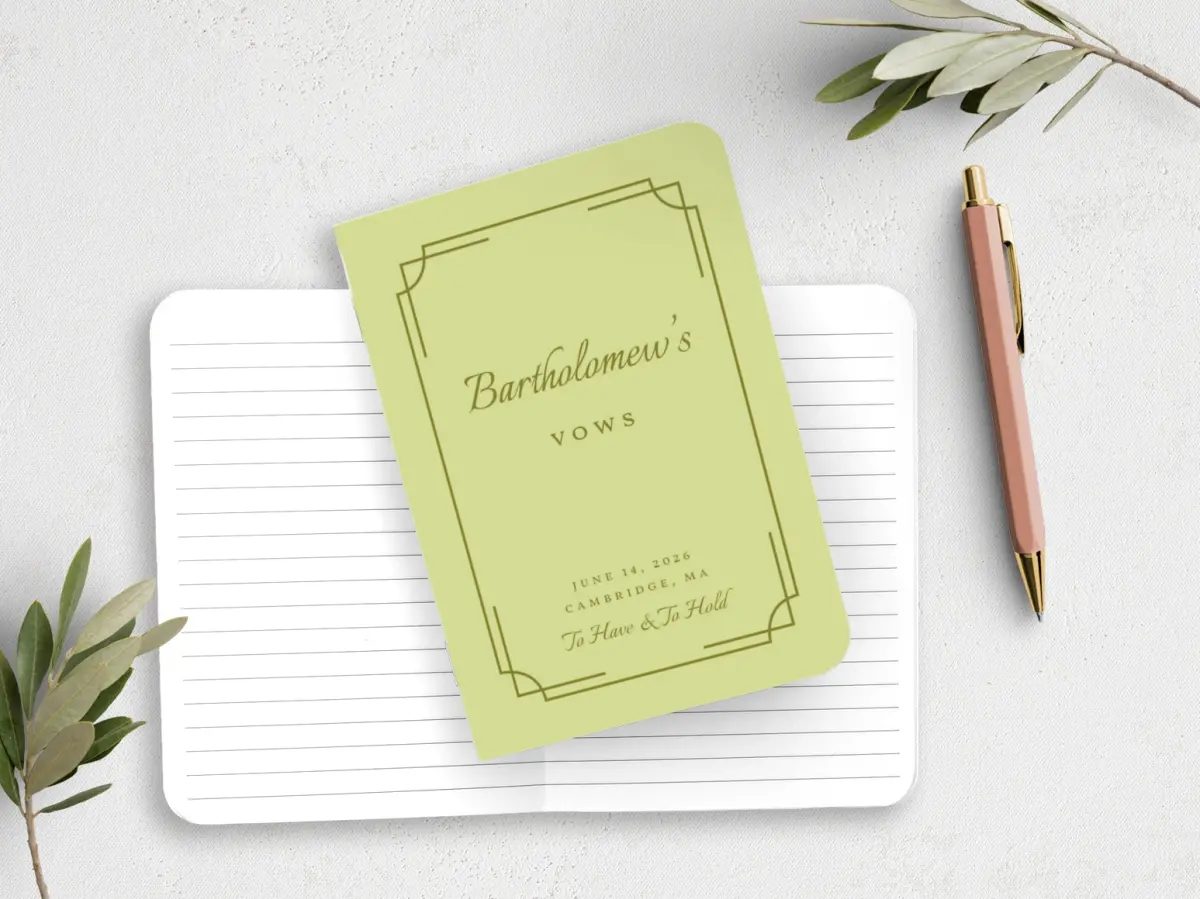 Vow Book Front