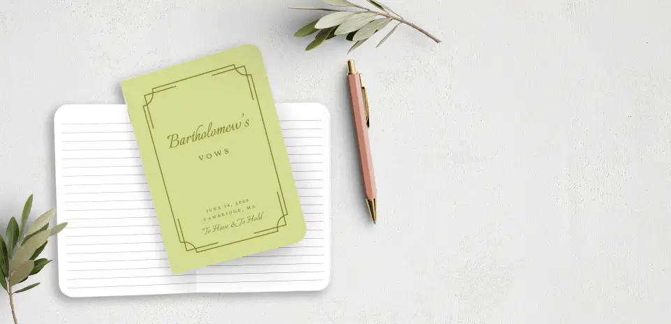 Vow Book Front