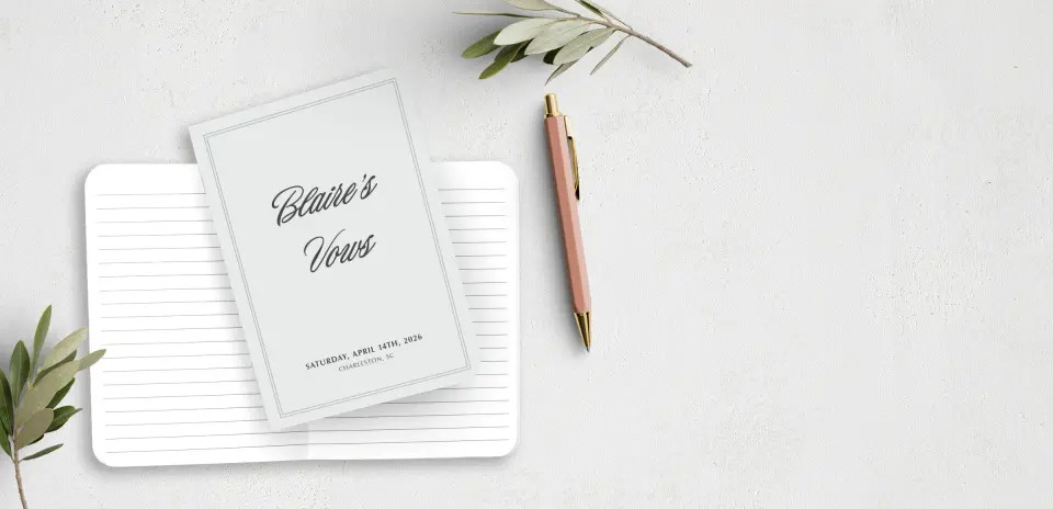 Vow Book Front