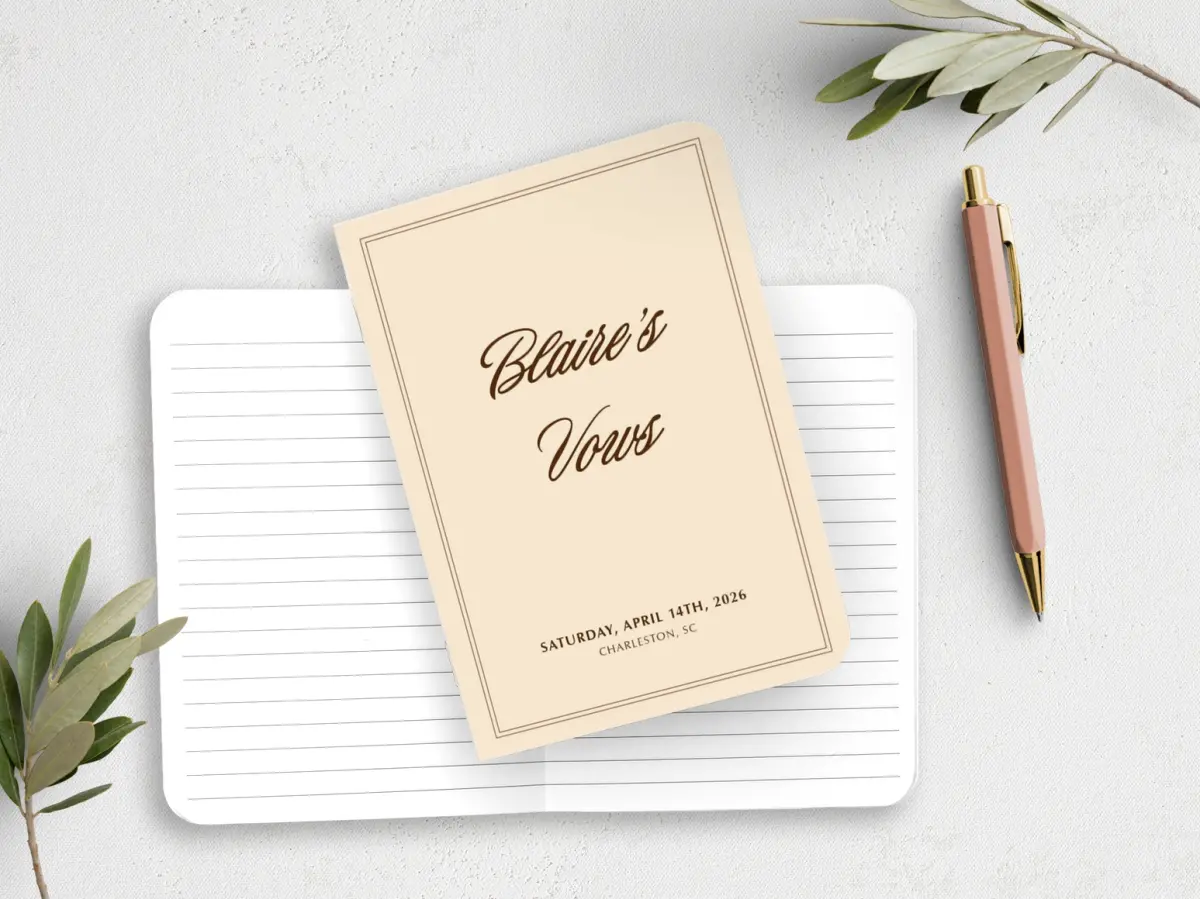 Vow Book Front