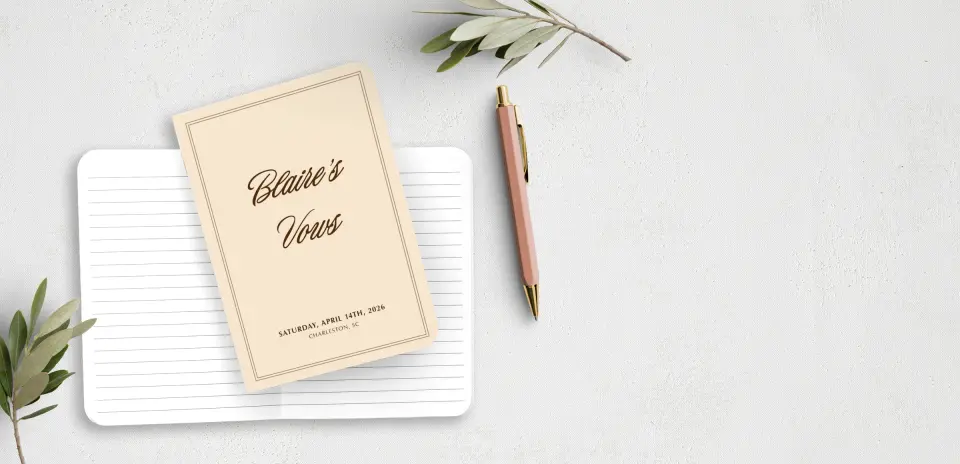 Vow Book Front