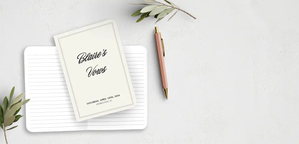 Vow Book Front