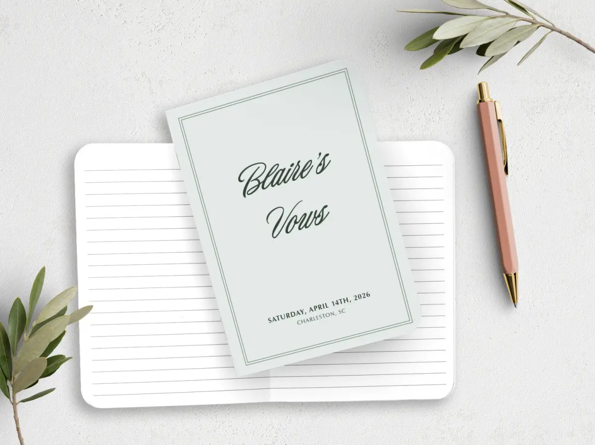 Vow Book Front