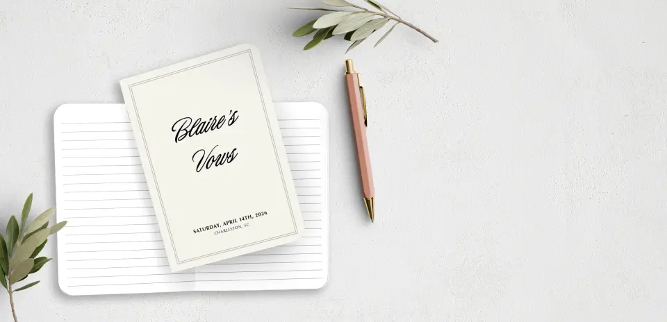 Vow Book Front