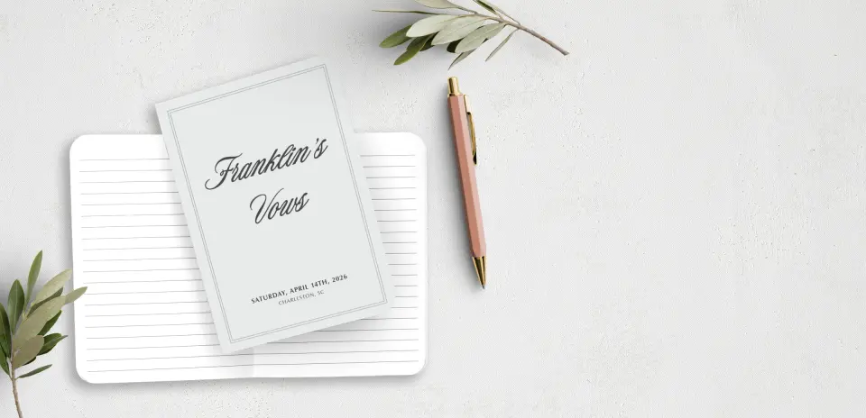 Vow Book Front