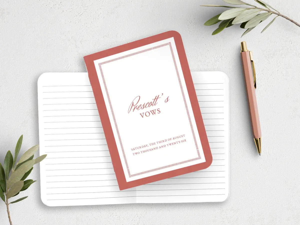Vow Book Front
