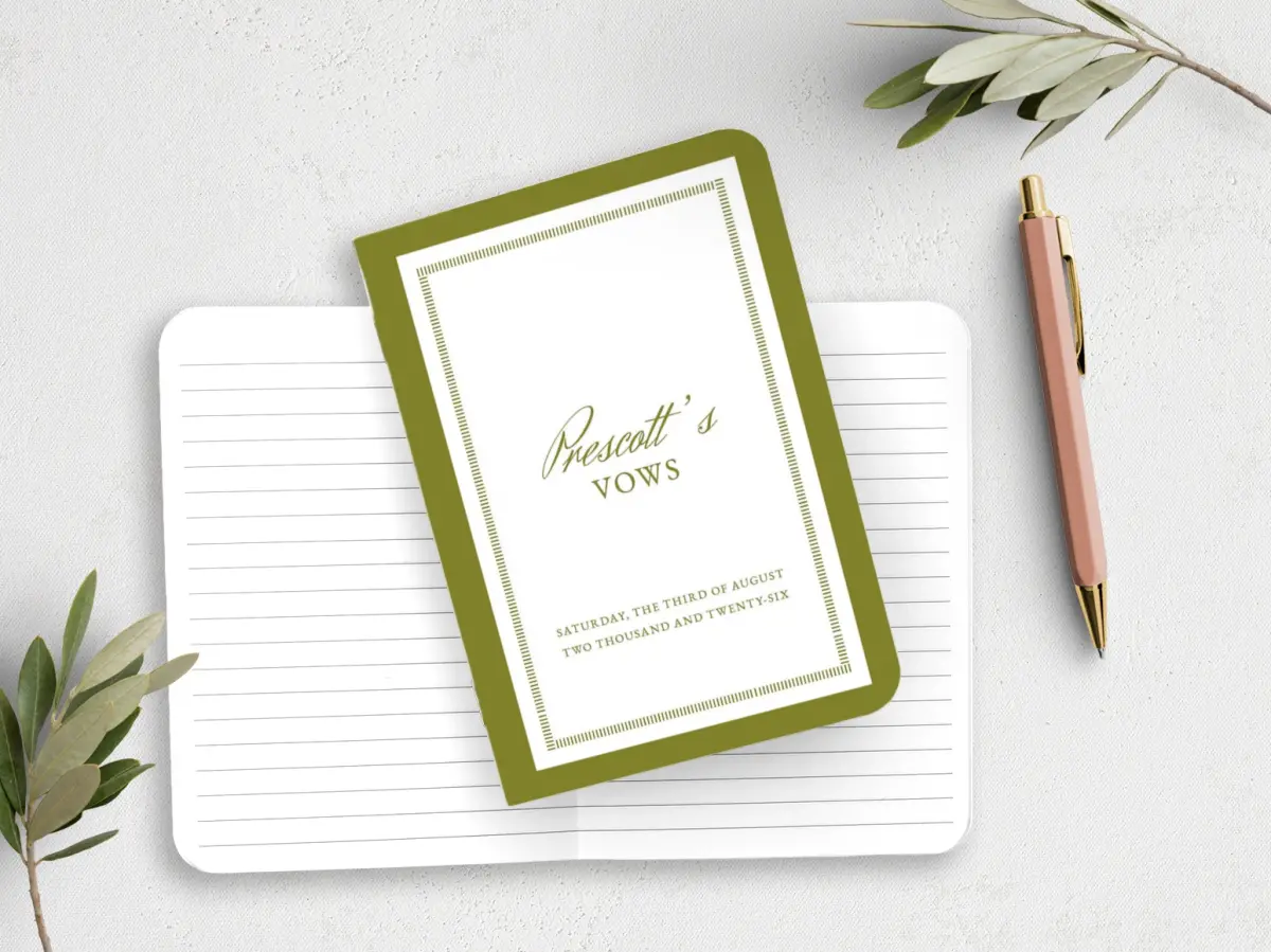Vow Book Front